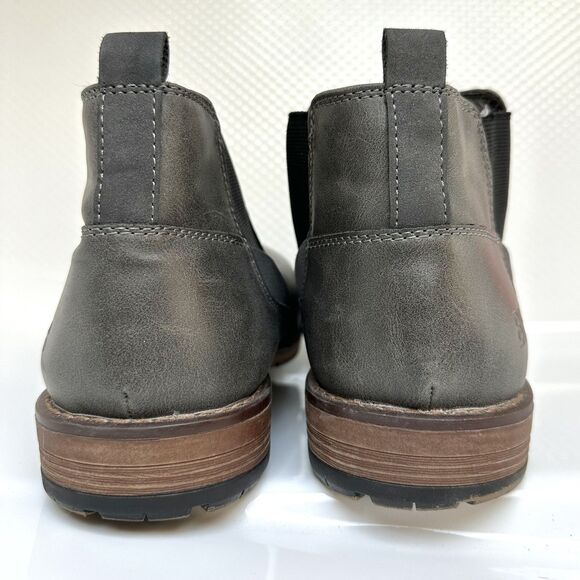 B-52 BY BULLBOXER Men’s 10 Chelsea Ankle Boots Gray Pull On - Picture 5 of 11